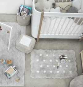 Mini Biscuit Pearl Grey 70 x 100 cm