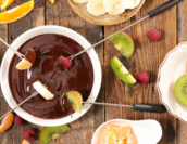 Fondue de chocolate para curtir os dias de frio!