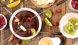 Fondue de chocolate para curtir os dias de frio!