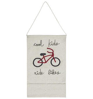 Enfeite de parede Cool Kids Ride Bikes 45 x 70 cm