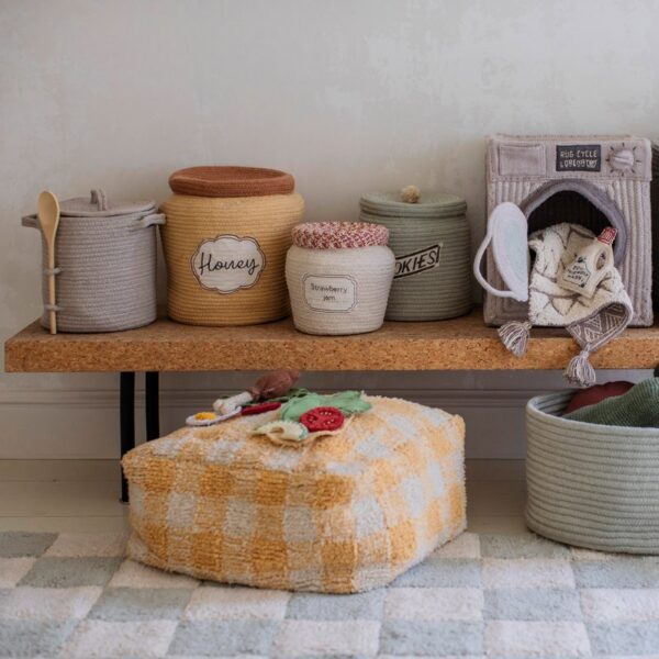 Tapete lavável Kitchen Tiles Azul Sálvia 140 x 200 cm