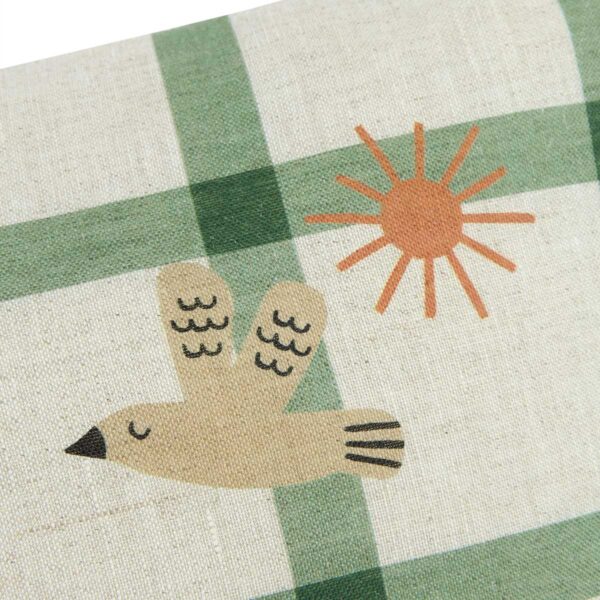 Almofada VIBES linho bird 44 x 25 x 8 cm