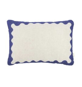 Almofada VIBES linho Azul 45 x 30 cm