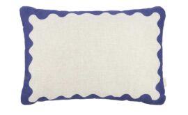 Almofada VIBES linho Azul 45 x 30 cm