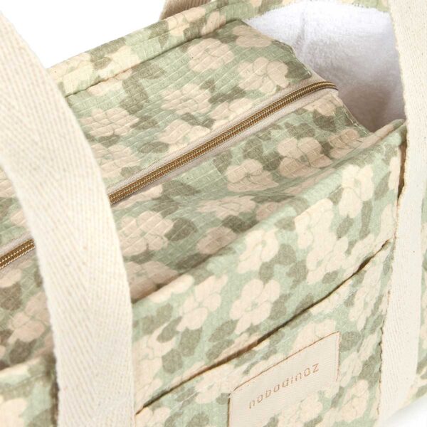 Bolsa passeio impermeável Opera Green Sakura 32 x 19 x 15 cm