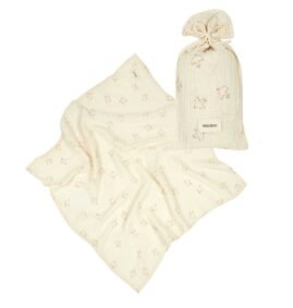 Swaddle bebê Wabi Sabi Brown Hoshi Birds 70 x70 cm