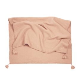 Muselina Wabi Sabi dupla face Powder Pink 65 x 100 cm