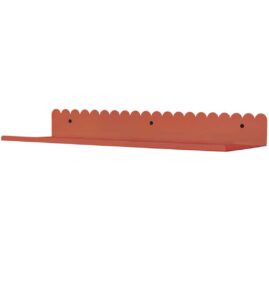 Prateleira de parede aço Burnt Red  50 x 16 x 6  cm