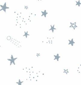 Papel de Parede Céu Estrelado Azul 2,80 x 0,45 m