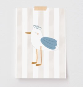 Pôster Decorativo Gaivota 50 x 70 cm
