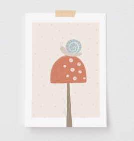 Pôster Decorativo Slow Life 13 x 18 cm