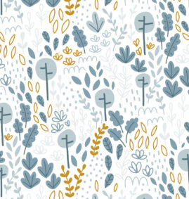 Papel de Parede Na Selva Azul 2,80 x 0,45 m