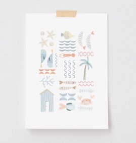 Pôster Decorativo Binibeca 29,7 x 42 cm