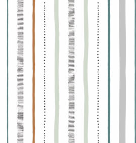 Papel de Parede Trama Verde 2,80 x 0,45 m