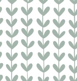 Papel de Parede Vaso de Alecrim Verde  2,80 x 0,45 m
