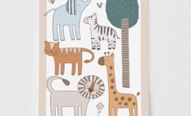 Pôster Decorativo Safari