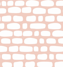 Papel de Parede Bricks color Nude 2,80 x 0,45 m