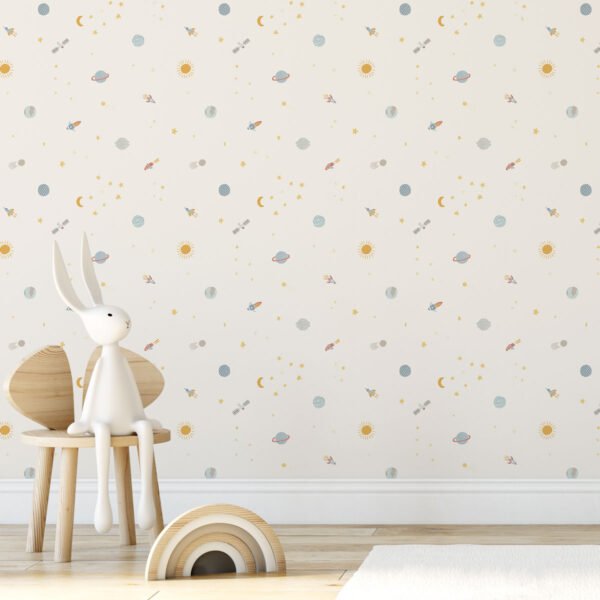 Papel de Parede Espaço color Offwhite 2,80 x 0,45 m