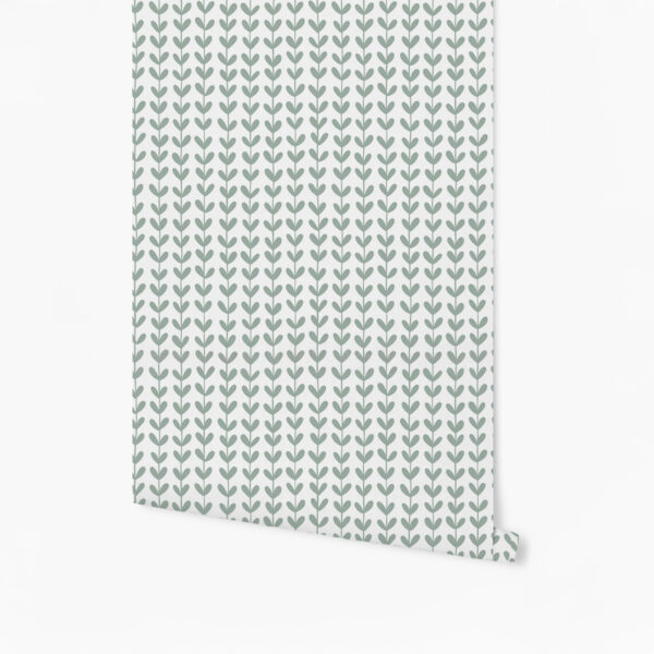 Papel de Parede Vaso de Alecrim Verde  2,80 x 0,45 m