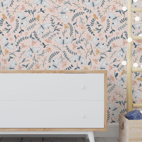 Papel de Parede Asas color Nude 2,80 x 0,45 m