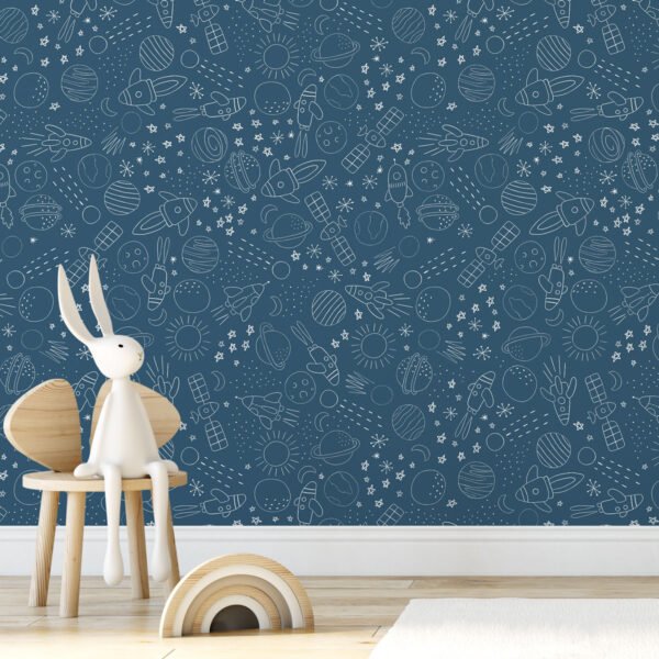 Papel de Parede Cosmos color Noite 2,80 x 0,45 m