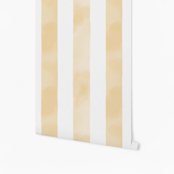 Papel de Parede Toalha de Praia Aquarela Baunilha  2,80 x 0,45 m