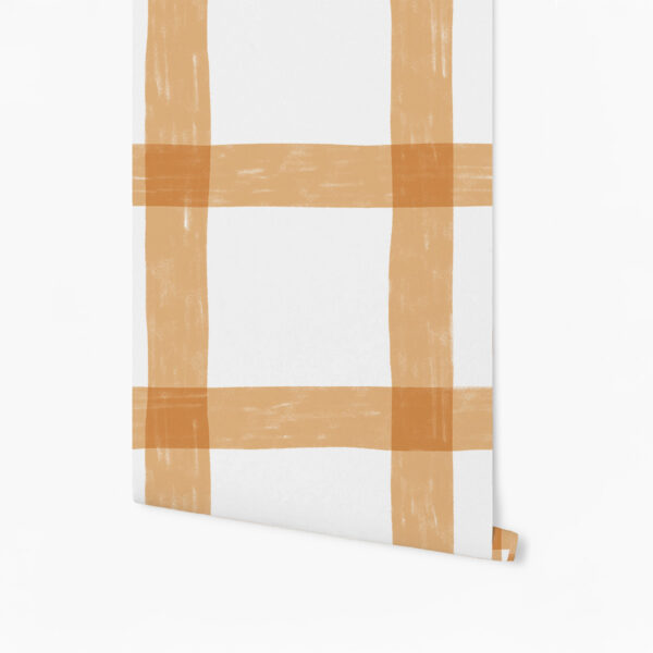 Papel de Parede Vichy G Mostarda 2,80 x 0,45 m