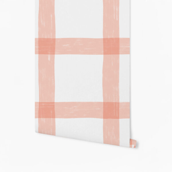 Papel de Parede Vichy G Salmão 2,80 x 0,45 m
