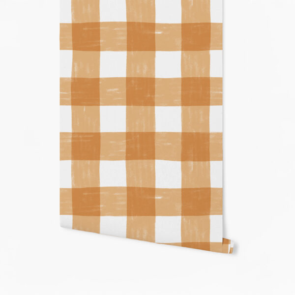 Papel de Parede Vichy P Mostarda 2,80 x 0,45 m