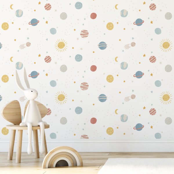 Papel de Parede Planetas 2,80 x 0,45 m