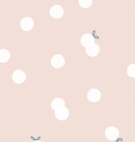 Papel de Parede Frutinhas color Rosa 2,80 x 0,45 m