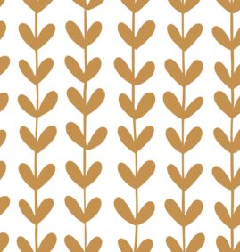Papel de Parede Vaso de Alecrim Ocre  2,80 x 0,45 m