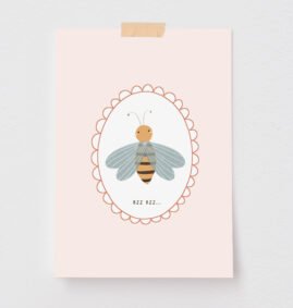Pôster Decorativo Bzz… 21 x 29,7 cm