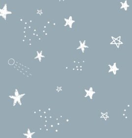 Papel de Parede Céu Estrelado color Azul celeste 2,80 x 0,45 m