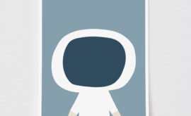 Pôster Decorativo Quero ser um Astronauta!