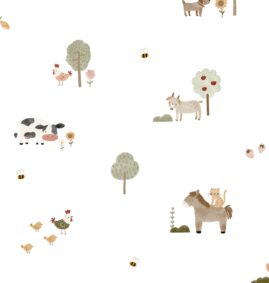 Papel de Parede Passeio na Fazenda  2,80 x 0,45 m