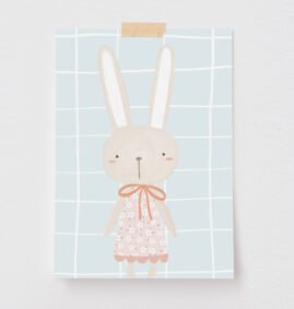 Pôster Decorativo Dona Coelha 29,7 x 42 cm