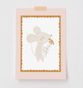 Pôster Decorativo Dona Ratinha 40 x 50 cm