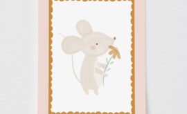 Pôster Decorativo Dona Ratinha 40 x 50 cm