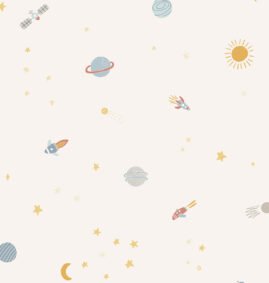 Papel de Parede Espaço color Offwhite 2,80 x 0,45 m