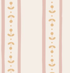 Papel de Parede Caminho de Sementes Rosa 2,80 x 0,45 m