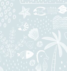 Papel de Parede Banco de Areia color Azul  2,80 x 0,45 m
