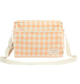 Bolsa termica retangular XL Sunshine Melon Vichy 31 x 22 x 17 cm