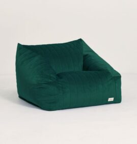 Puff beanbag Chelsea eco-velvet Jungle Green 72 x 75 x 42 cm