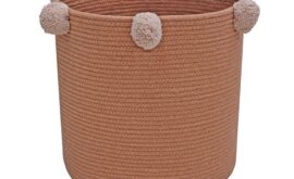 Cesta Bubbly Castanha Ø30 x 30 cm