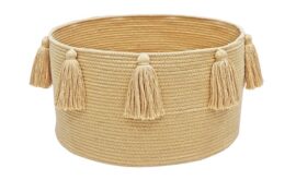 Cesta Tassels Honey Ø40 x 25 cm