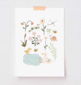 Pôster De boa na Lagoa (disponível em 5 medidas) – Maracujá