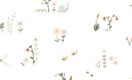 Papel de parede De boa na lagoa – Maracujá – Rolo 2,80 x 0,45 m