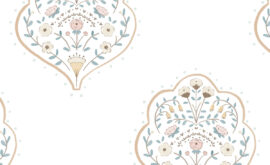 Papel de parede Arabesco Bege – Maracujá – Rolo 2,80 x 0,45 m