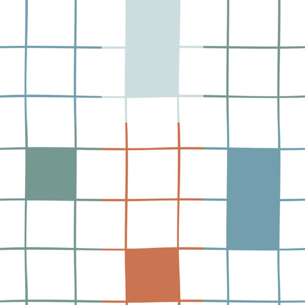 Papel de parede grid blocos - Maracujá – Rolo 2,80 x 0,45 m